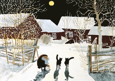 Kort Tomte och katter i månsken, Övrigt