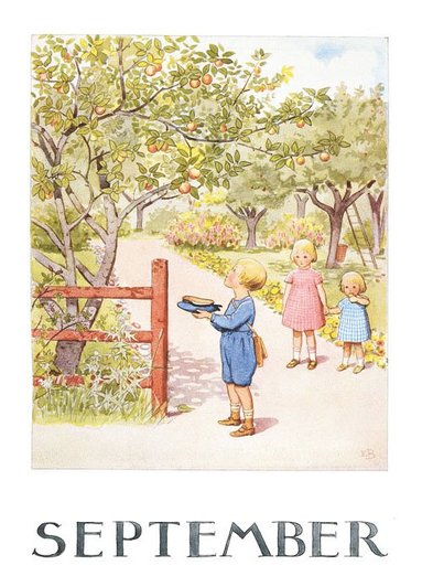 Kort Elsa Beskow : September, Övrigt