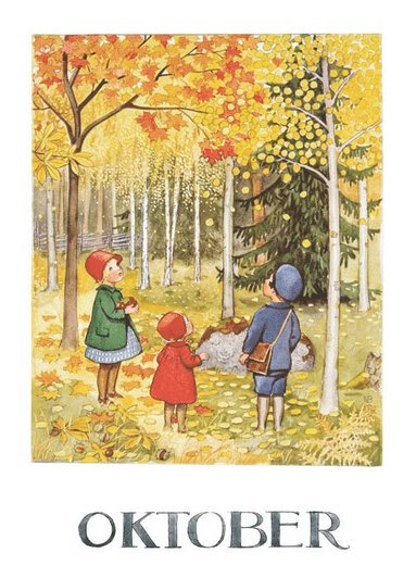 Kort Elsa Beskow : Oktober, Övrigt