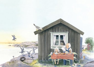 Kort Stinas sommar - Hus