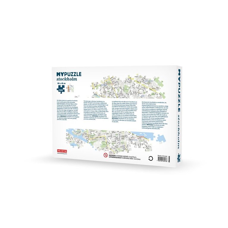 Pussel 1000 bitar MyPuzzle - Stockholm, Övrigt