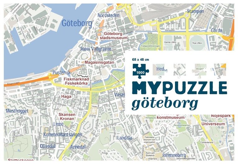 Pussel 1000 bitar MyPuzzle - Göteborg, Övrigt