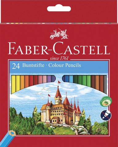 Färgpenna Faber-Castell Ecopencil sexkantig 24 färger, Övrigt