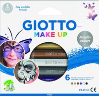 Ansiktsfärgpennor Giotto Make Up Metallic Colours 6 färger