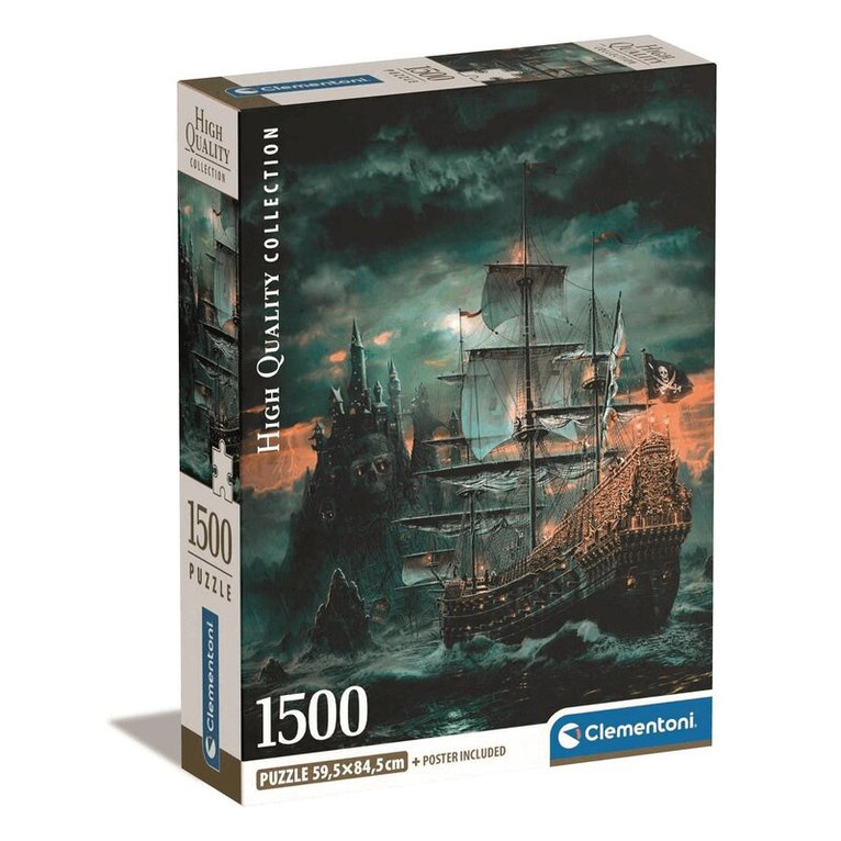 Pussel 1500 bitar - The Pirates  Ship, Övrigt