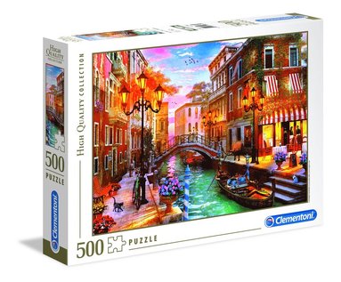 Pussel 500 bitar Sunset Over Venice High Quality Collection