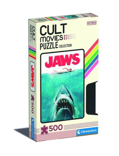 Pussel 500 bitar Cult Movies Collection - Jaws 1