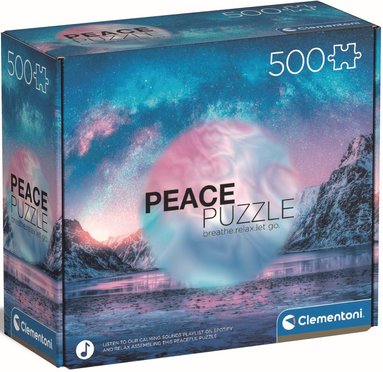 Pussel 500 bitar Peace Puzzle Light Blue, Övrigt