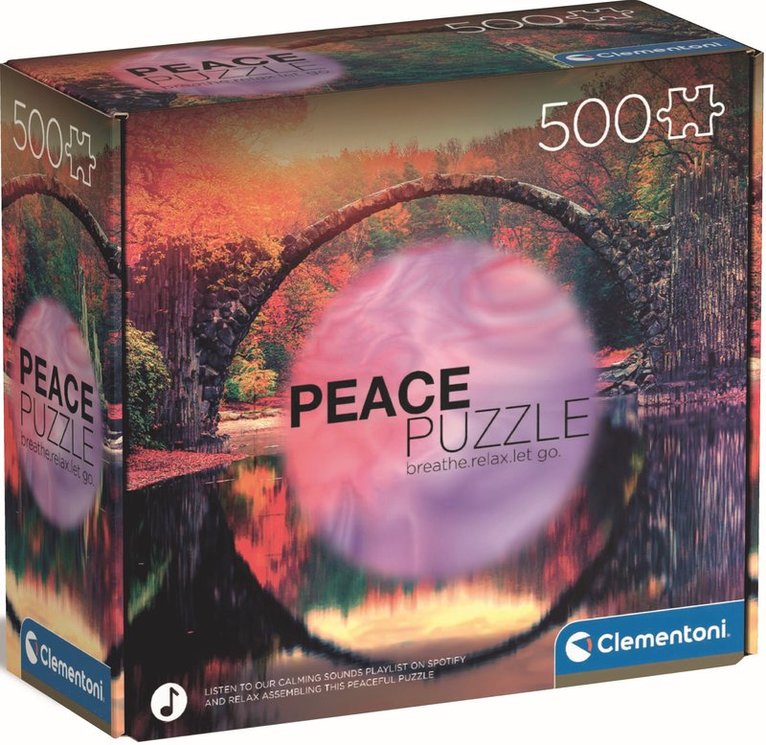 Pussel 500 bitar Peace Puzzle Mindful Reflection 1