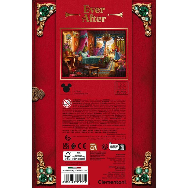 Pussel 500 bitar Disney Princess - Ariel : Special Collection, Övrigt