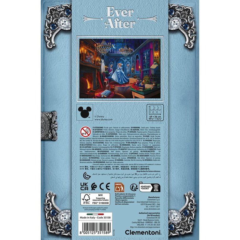 Pussel 500 bitar Disney Princess  - Cinderella : Special Collection, Övrigt