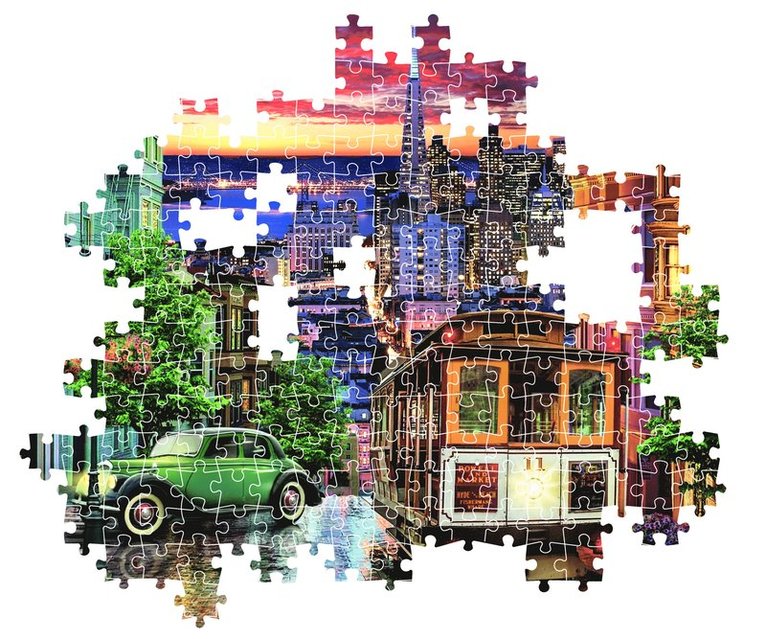 Pussel 1000 bitar San Francisco High Quality Collection, Övrigt