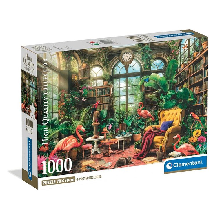 Pussel 1000 bitar - The  Greenhouse Library, Övrigt
