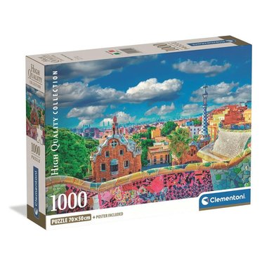 Pussel 1000 bitar Park Güell  Barcelona - High Quality Collection, Övrigt