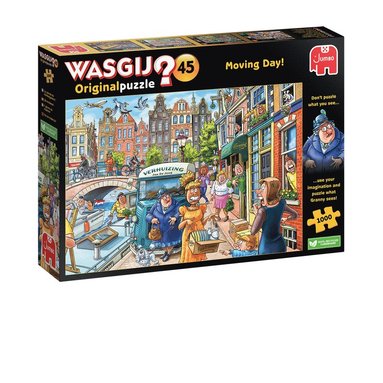 Pussel 1000 bitar Wasgij Original 45 Moving House