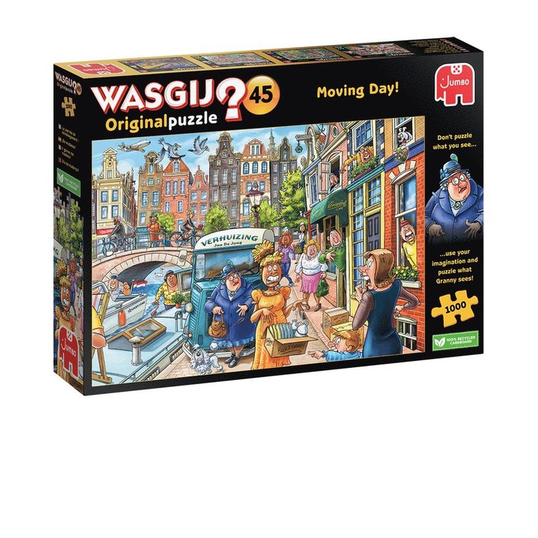 Pussel 1000 bitar Wasgij Original 45 Moving House 1