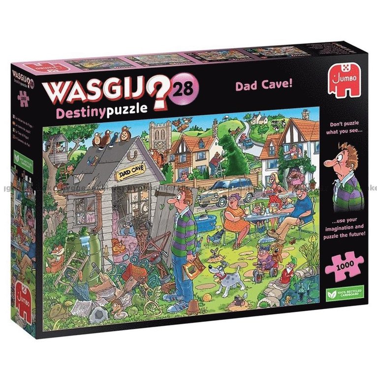 Pussel 1000 bitar Wasgij Destiny 28 : Dad Cave!, Övrigt