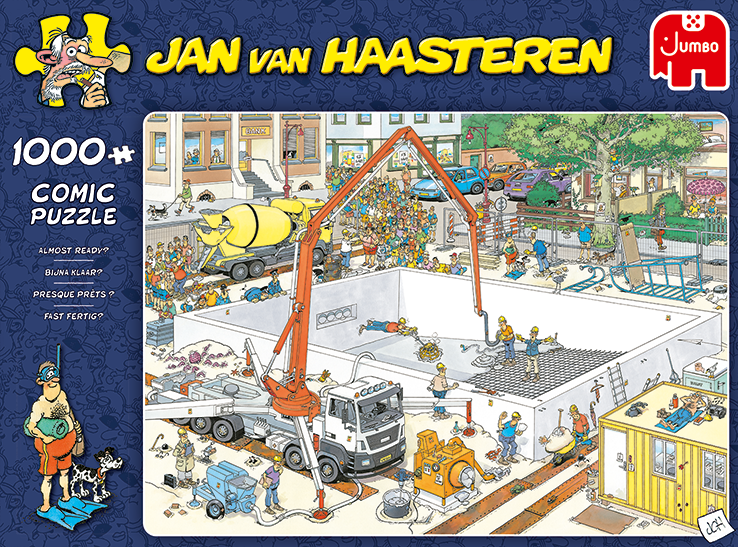 Pussel 1000 bitar Jan van Haasteren Almost ready? 1