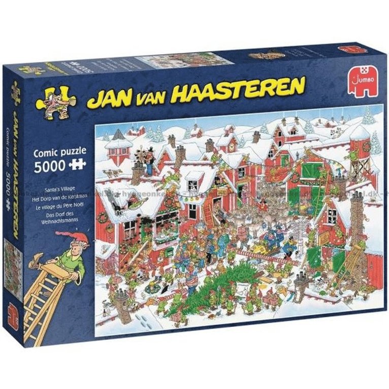 Pussel 5000 bitar Jan van Haasteren - Santa's village, Övrigt