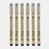 Fiberspetspenna Pigma Micron 6-pack svart, Övrigt