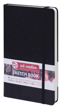 Skissbok 13x21cm Art Creation svart