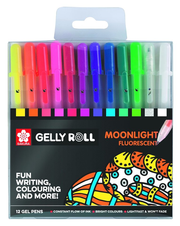 Gelpenna Gelly Roll Moonlight 12 färger 1