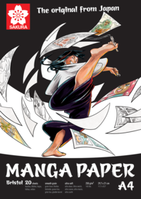 Teckningsblock A4 Sakura Manga Paper - Bristol