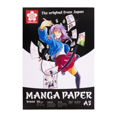 Teckningsblock A3 Sakura Manga Paper - Bristol