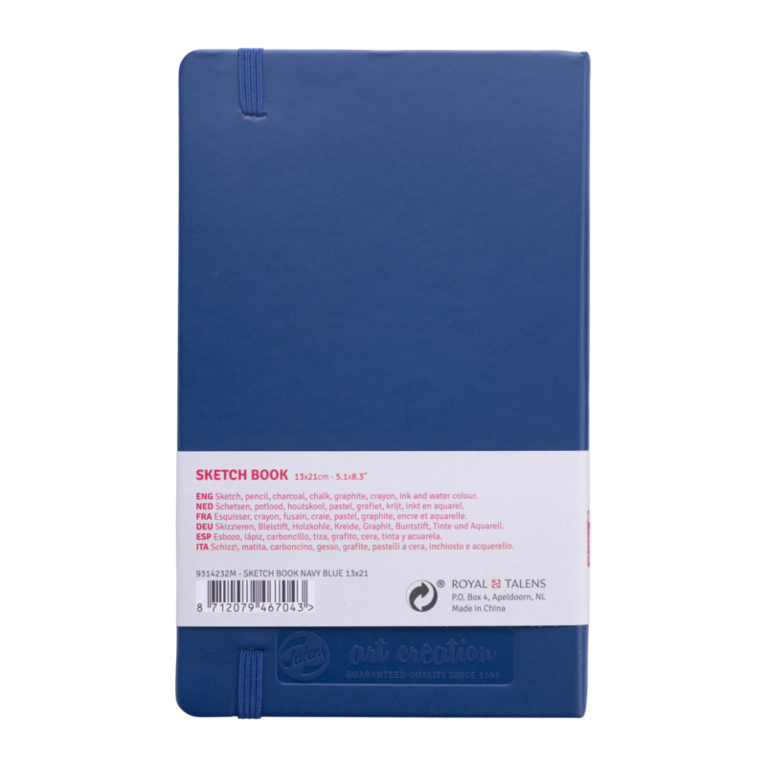 Skissbok 13x21cm Art Creation marinblå, Övrigt