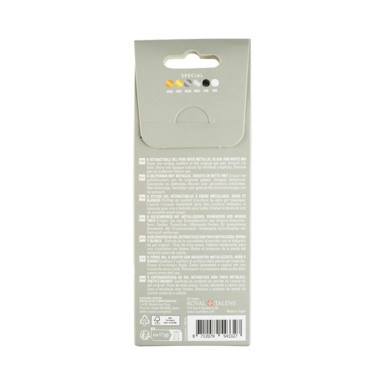 Gelpenna Gelly Roll Retractable Special Mix Set 6, Övrigt