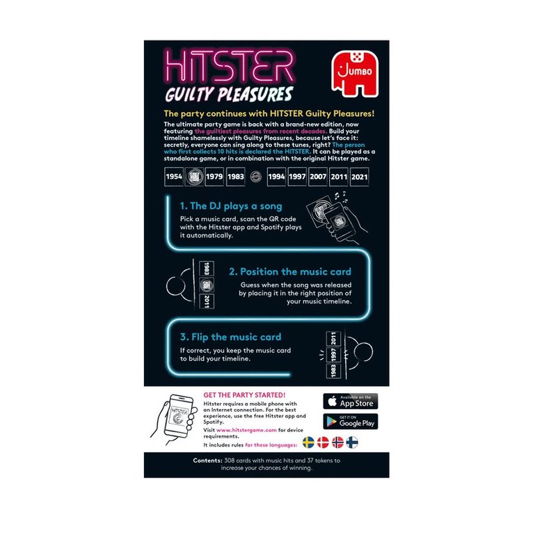 Hitster Guilty Pleasures (Nordic), Övrigt