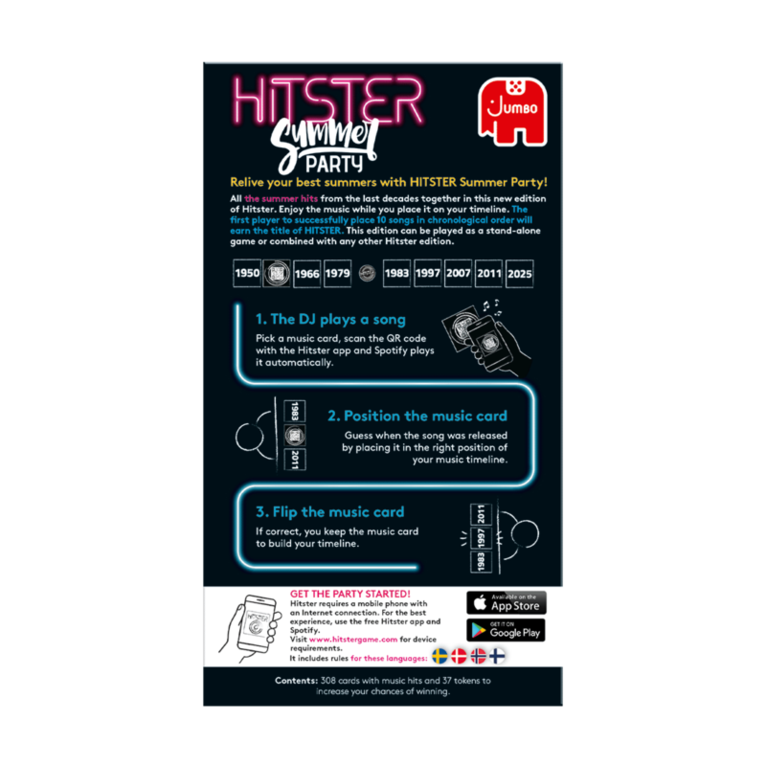 Hitster - Summer Party (Nordic), Övrigt