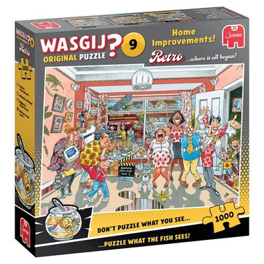Pussel 1000 bitar Wasgij - Retro Orginal 9 Home Improvements!, Övrigt