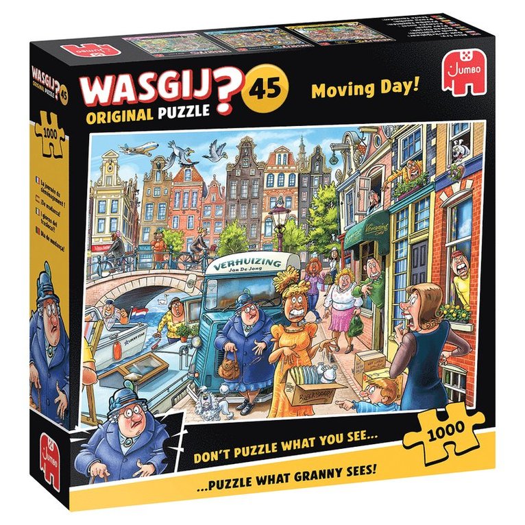 Pussel 1000 bitar Wasgij Original 45 Moving Day 1