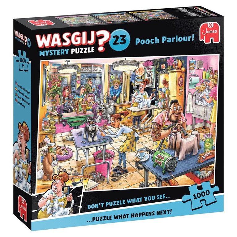 Pussel 1000 bitar Wasgij - Mystery 23 Pooch Parlour!, Övrigt
