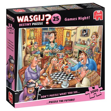 Pussel 1000 bitar Wasgij Destiny 25 Games Night!, Övrigt