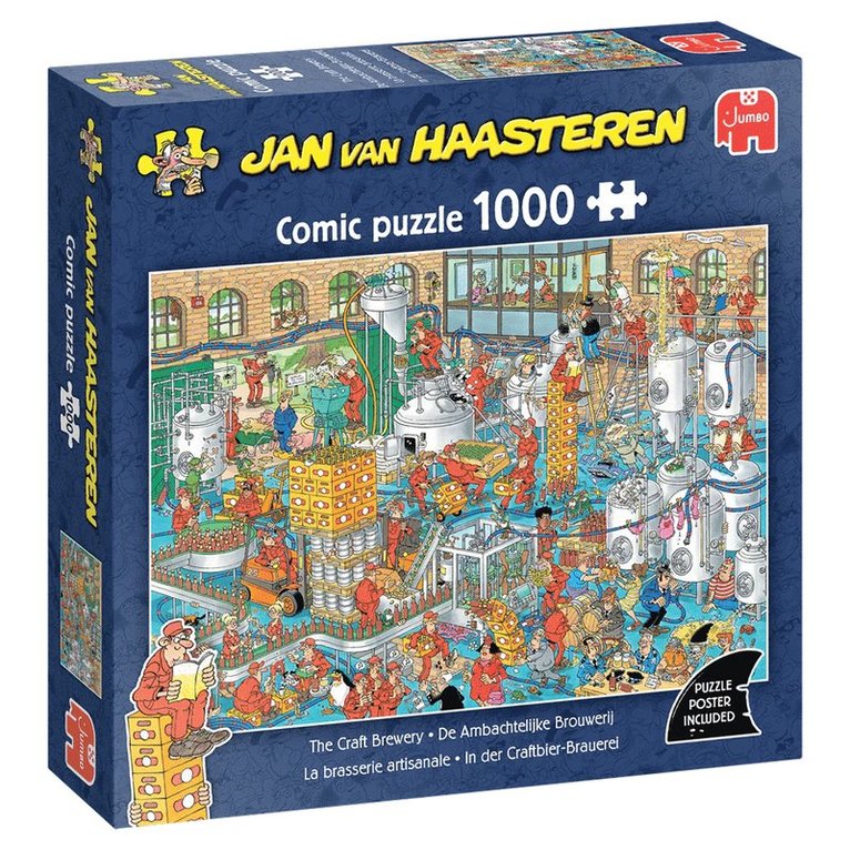 Pussel 1000 bitar Jan van Haasteren - The Craft Brewery