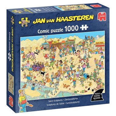 Pussel 1000 bitar Jan van Haasteren - Sand Sculptures, Övrigt