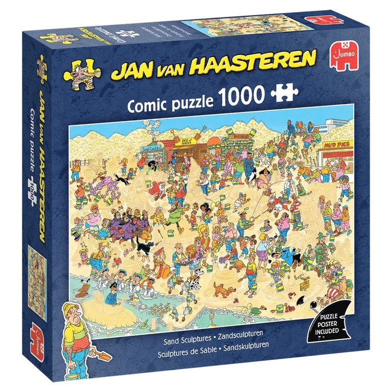 Pussel 1000 bitar Jan van Haasteren - Sand Sculptures 1