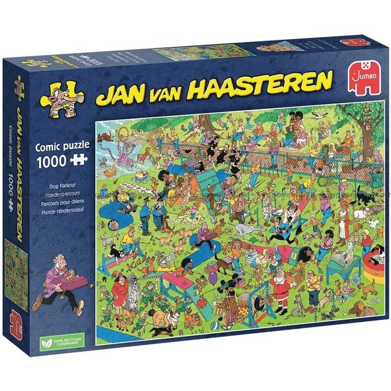 Pussel 1000 bitar Jan van Haasteren - Dog Parkour