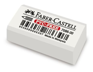 Radergummi litet PVC-fritt Faber-Castell, Övrigt