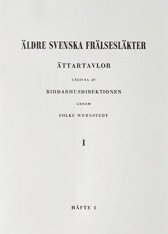 Äldre svenska frälsesläkter : ättartavlor Bd 1. H. 1