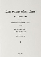 bokomslag Äldre svenska frälsesläkter : ättartavlor Bd 1. H. 3