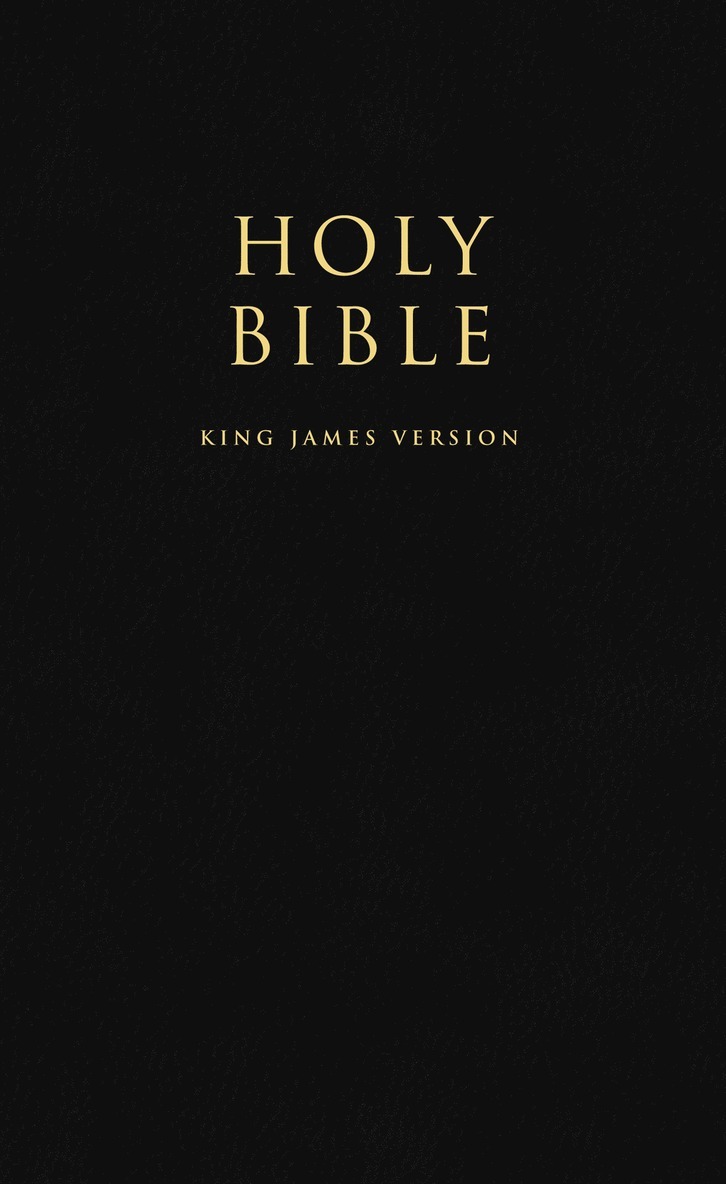 HOLY BIBLE: King James Version (KJV) Popular Gift & Award Black Leatherette Edition 1