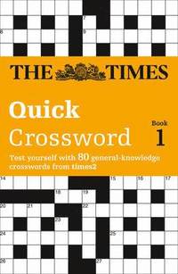 bokomslag The Times Quick Crossword Book 1