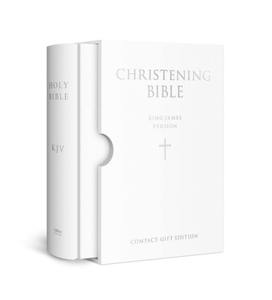 bokomslag HOLY BIBLE: King James Version (KJV) White Compact Christening Edition