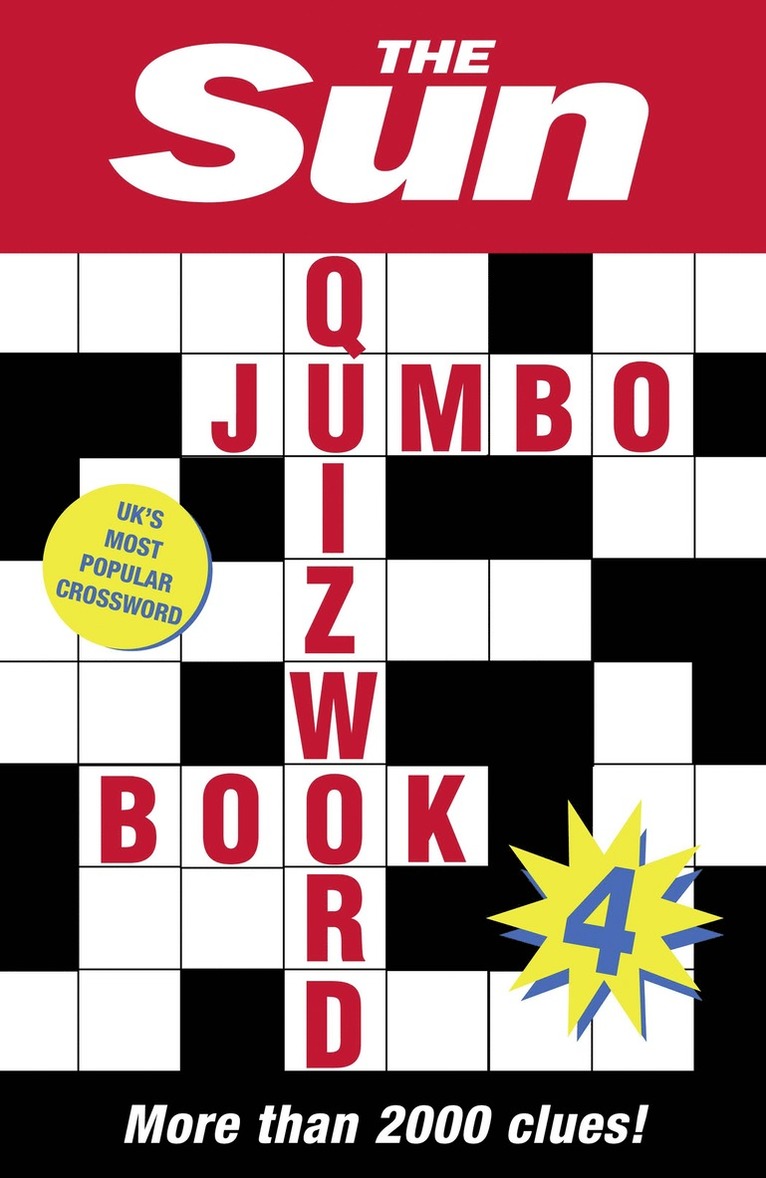 The Sun - Sun Jumbo Quizword Book 4, Häftad