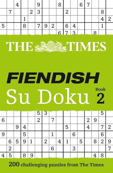 bokomslag Times Fiendish Su Doku Book 2