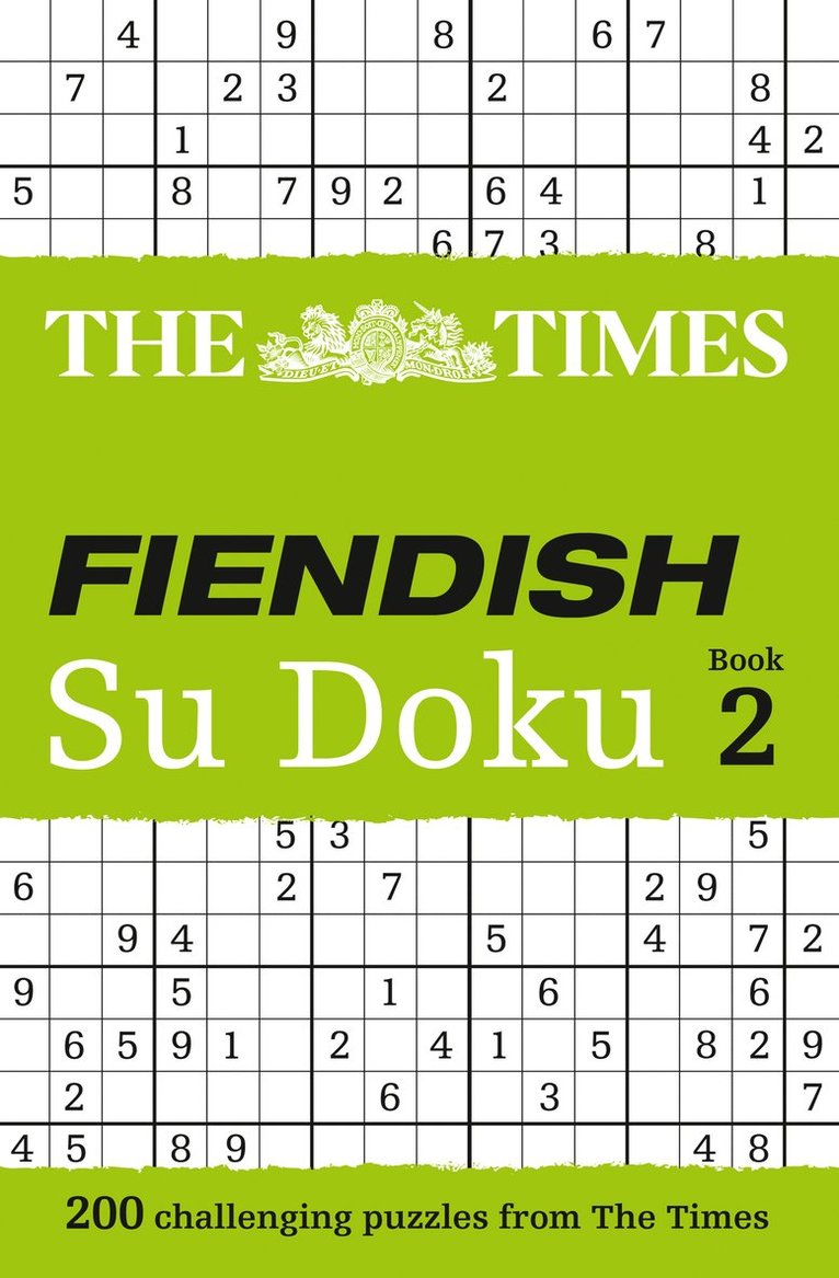 The Times Mind Games, Harpercollins Uk - Times Fiendish Su Doku Book 2, Häftad