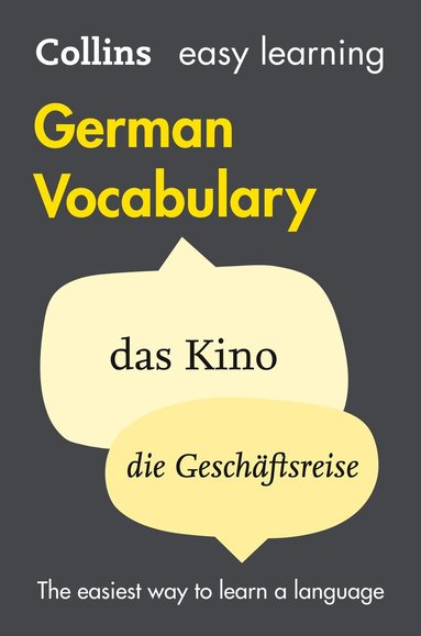 Collins Dictionaries - Easy Learning German Vocabulary, Häftad